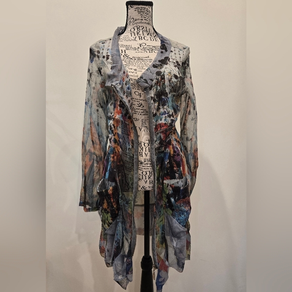 Anthropologie Tops - CLEARANCE Anthropologie Multicolor Sheer Top NWOT